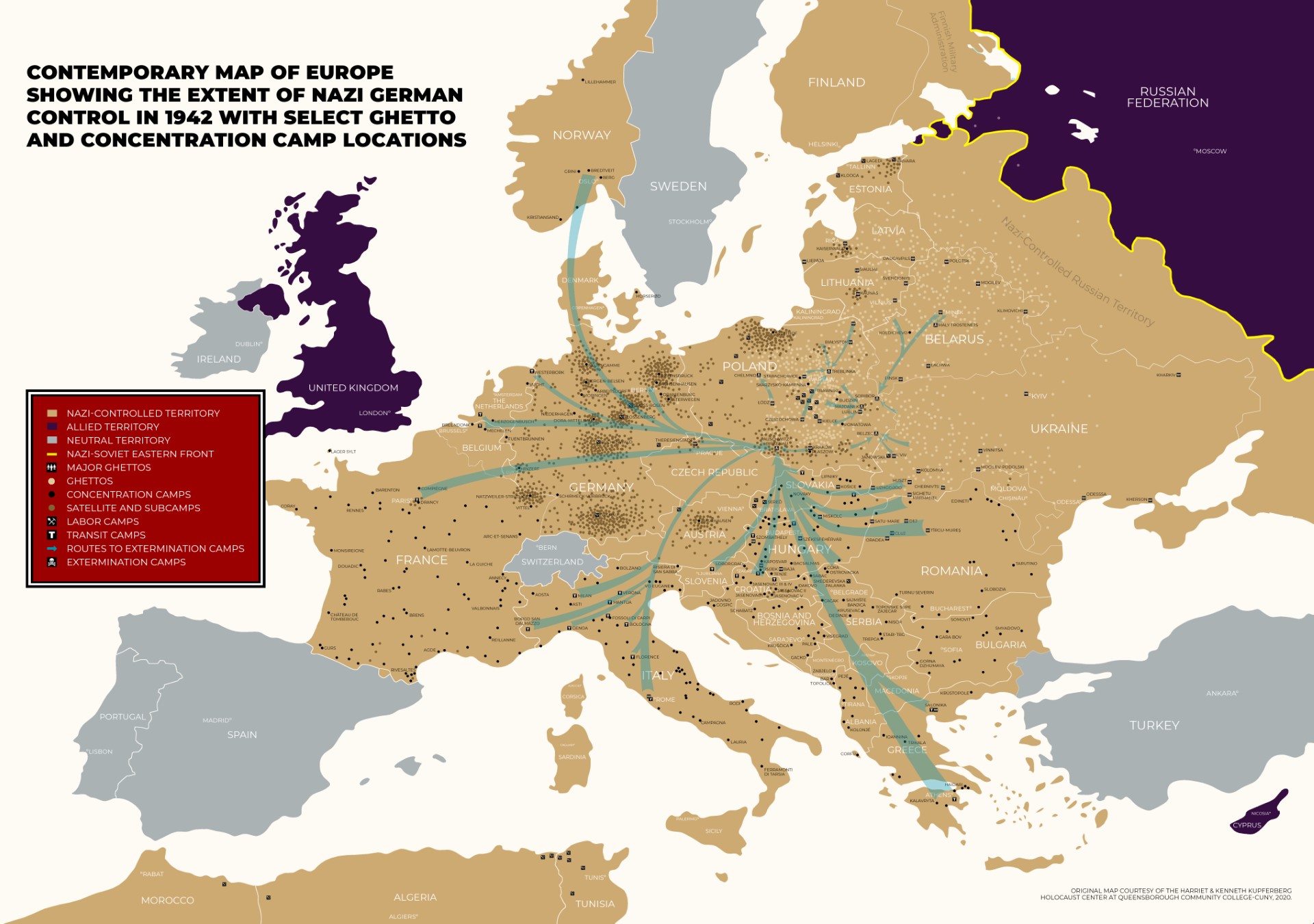 Nazi Concentration Camps Map Vrogue co