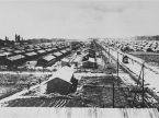 View of the barracks at Gurs Internment Camp