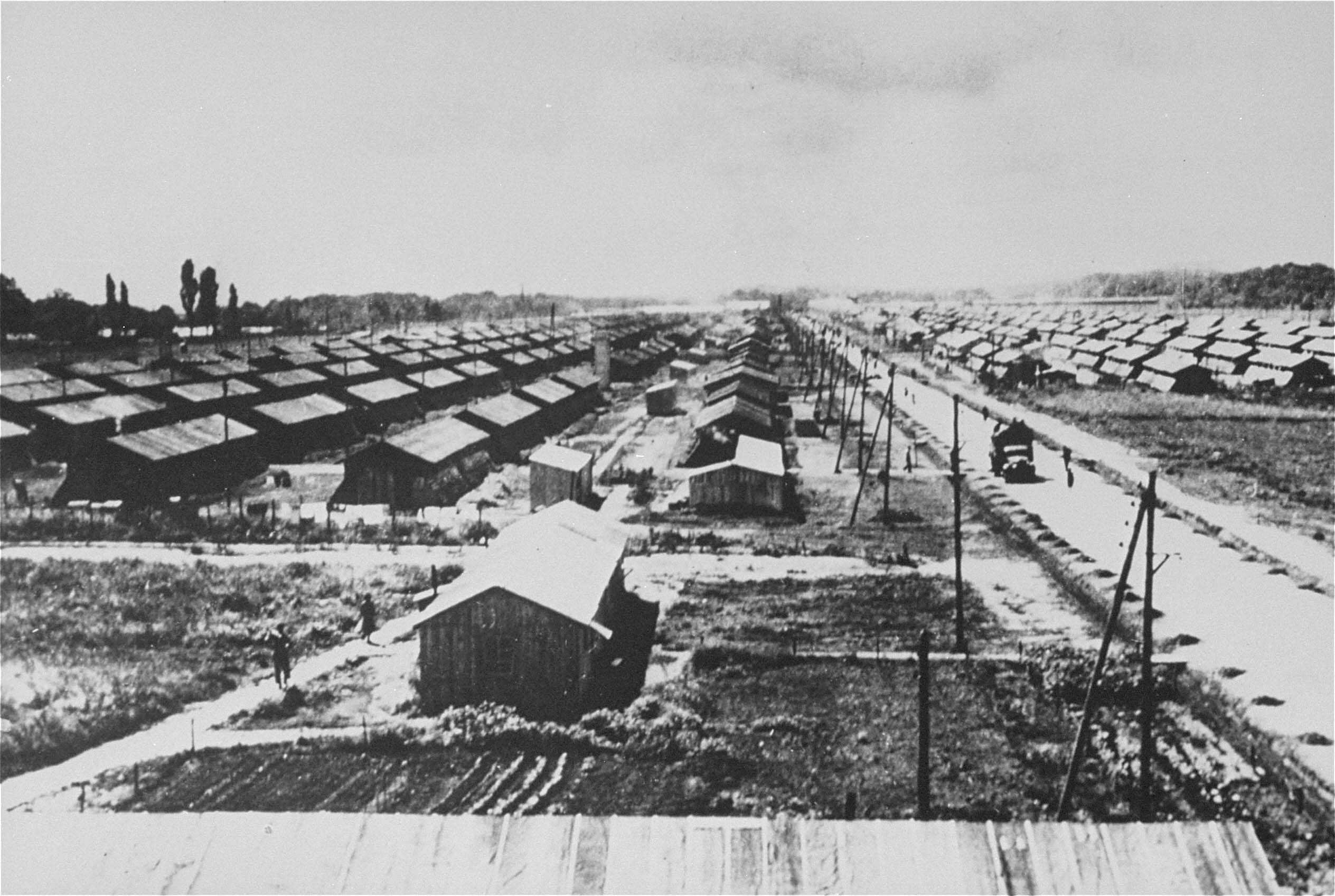 View of the barracks at Gurs Internment Camp