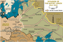 Map of Soviet Invasion
