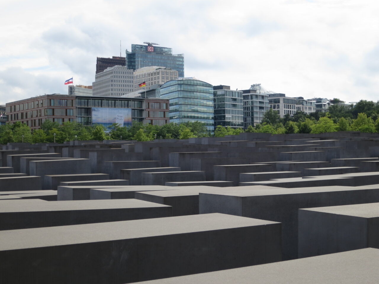 Image of the Memorial to the Murdered Jews of Europe in Berlin, Germany, 2017