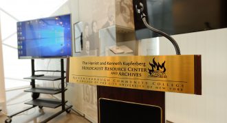 Image of KHC lecture podium