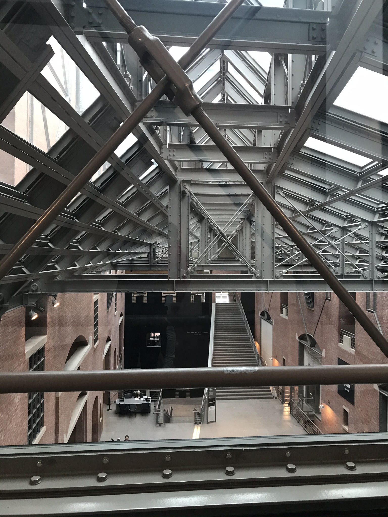 Image of the Interior of the United States Holocaust Memorial Museum