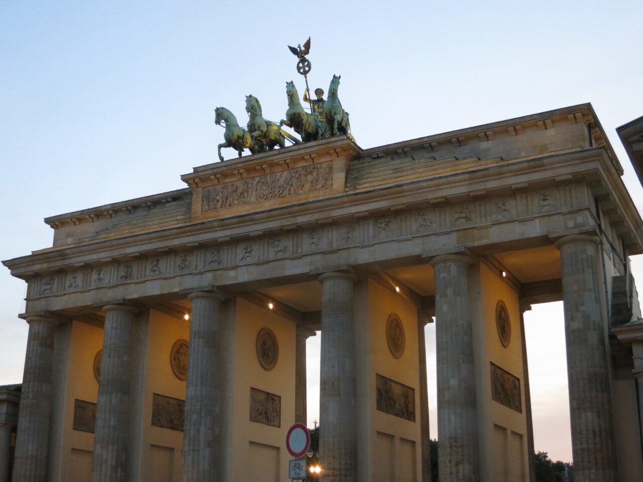 Picture of the Brandenburg Gate is an 18th-century neoclassical monument in Berlin, Germany