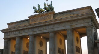 Picture of the Brandenburg Gate is an 18th-century neoclassical monument in Berlin, Germany
